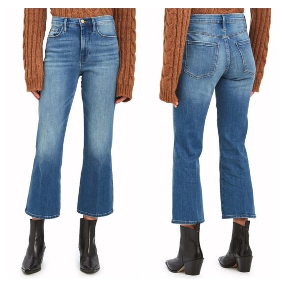 FRAME Le Sylvie Kick Boot Jeans Size 28 - Picture 1 of 10